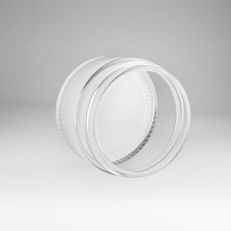 frosted UV glass cream jar