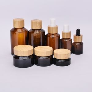 Gotero de vidrio de bambú 30ml